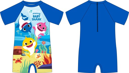 Kombinéza plaviek BABY SHARK 86/92cm 18-24 m-ce