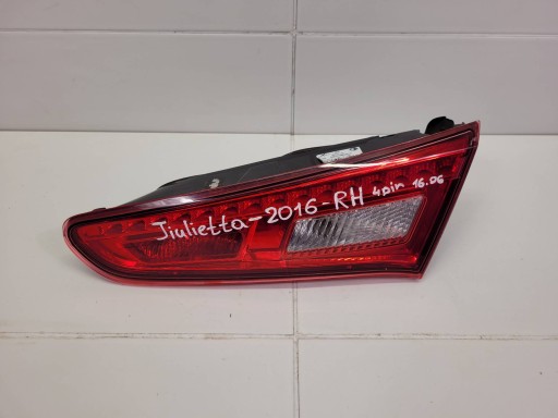 light rear to the bonnet right side Alfa Romeo Giulietta 3 facelift 2018