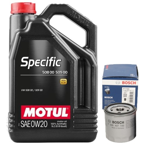 Фильтр + Motul 0W20 SKODA FABIA 3 OCTAVIA III TSI