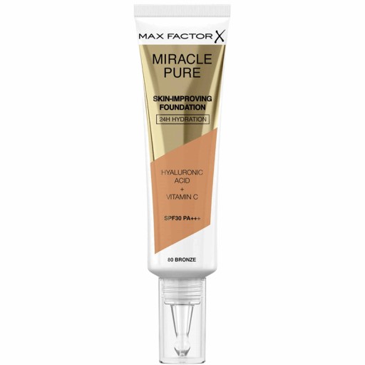 Max Factor Miracle Pure 80 Bronze SPF30 PA+++ make-up 30ml