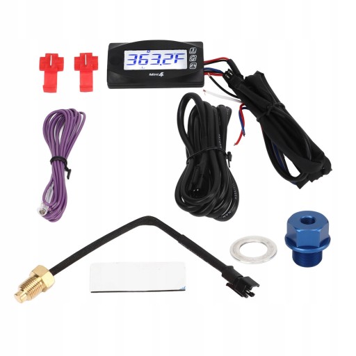 4 в 1 LCD цифровий мотоциклетний термометр