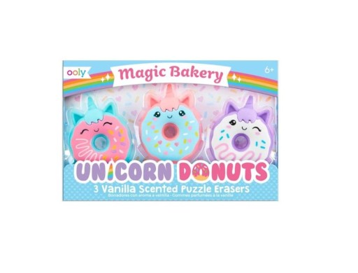 Гумка Ooly Різнобарвна 3 шт.