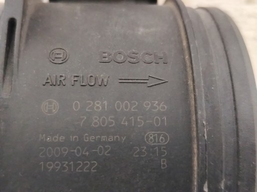 BMW E90 E60 3.0D flow meter 7805415