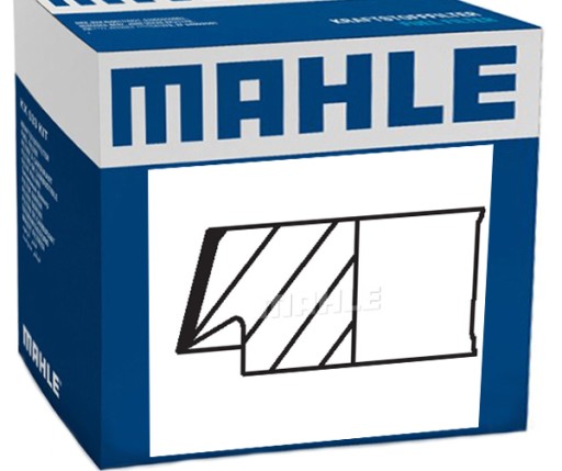 013 04 - Поршневые кольца MAHLE для MAZDA 121 III 1,25