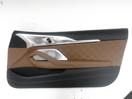 BMW M8 F91 F92 18- side door front right leather + cover B&W + DEKOR