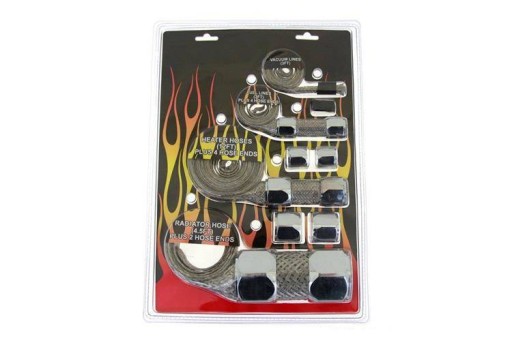 MG-RD-002 - Оплетка проводов радиатора серебристая