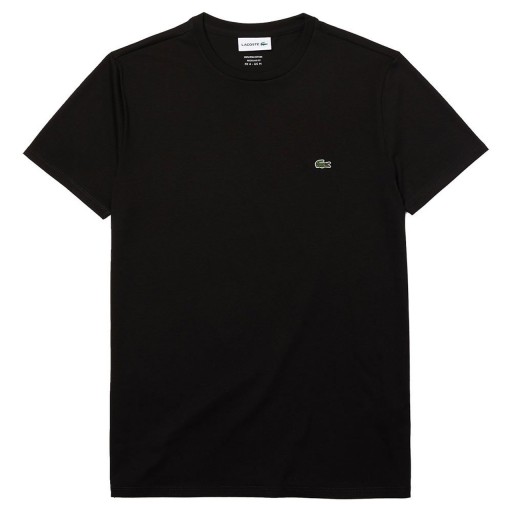 Lacoste Pánske tričko Pima Premium Black XL