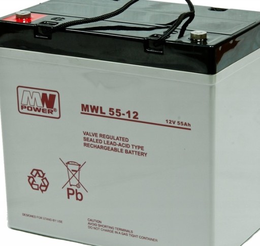 Аккумулятор agm аккумулятор vrla mw power mwl 55ah 12 v mwl55 mwl55-12 транспортные средства