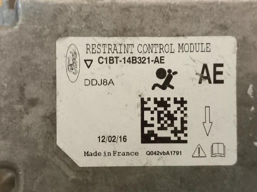 modulo Centralina airbag FORD FIESTA MK7 C1BT-14B321-AE 08-17