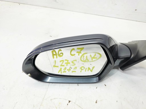 SPECCHIETTO RETROVISORE Esterne sinistro ASYSTENT AUDI A6 C7 12+2 PIN LZ7S UK