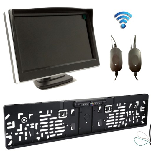 Беспроводной монитор 5 камера рамка передняя задняя светодиодная