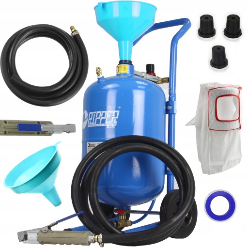 СИФОН WORKSHOP SANDBLASTER 19L MOBILE + МАСКА + НАБІР НАСАДОК