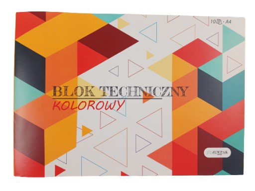 Кольоровий папір A4 JUWPAK 10 арк