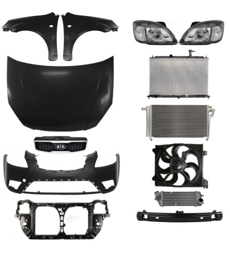 1375 - Kia Rio 09-11 Ремень бампера капота крыла