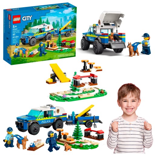 LEGO CITY ДРЕНУВАННЯ ПОЛІЦЕЙСЬКОГО КИНОЛОГА 3в1