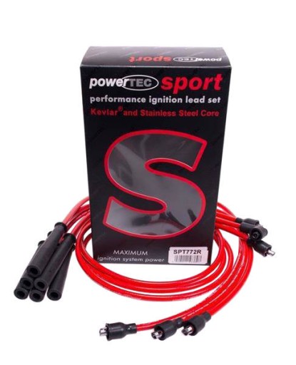 PT-IL-134-R - Кабели зажигания powertec jaguar daimler xjs 5.3l v12 88-94 красный