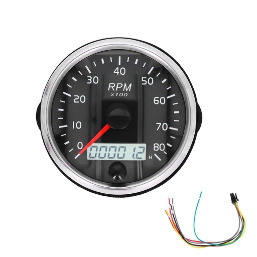1618210270411 - Измерительный прибор 3.3 in 12V / 24V 0-8000rpm Tacho RPM