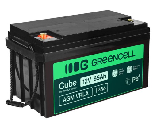 Зеленая аккумуляторная батарея agm 65ah, инвертор, инвертор, солнечные панели, преобразователь ибп