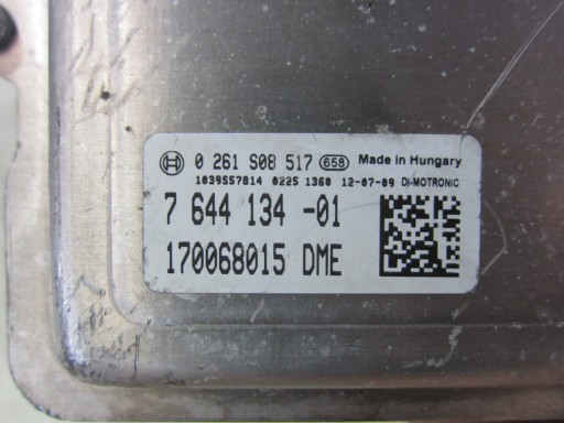 BMW X3 3.0 F25 X4 N55 F10 535i 640i Computer Bedienteil DES MOTORS 7644134
