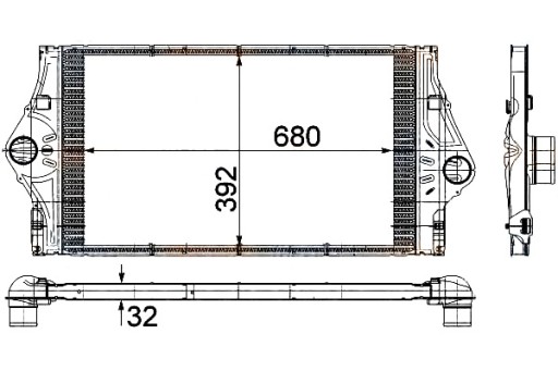 8ML 376 - ИНТЕРКУЛЕР HELLA RENAULT ESPACE IV 2.2 DCI (JK0H)