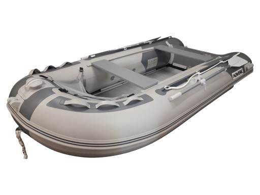 Надувний човен Maweric 370DS 370 см сірий
