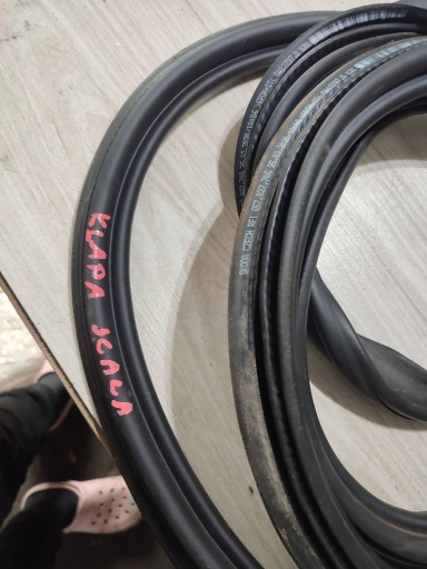 Skoda Scala 2020 rear part rubber gasket boot of the rear bodywork