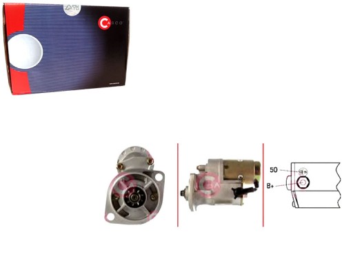 CASCST40109AS(iMOTO) - Стартер каско 12в 2,0квт + комплект водителя №37