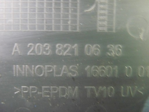 Mercedes-Benz CLC CL203 W203 grid of a bumper right right front