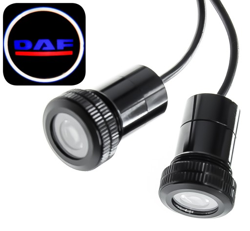 Светодиодный проектор логотипа 24V DAF лампа проектор голограмма