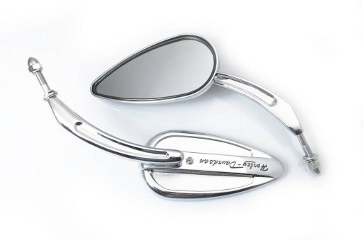 MT395-TS-CH - ХРОМОВАНІ ДЗЕРКАЛА HARLEY DAVIDSON SOFTAIL DYNA
