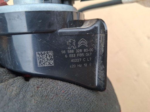 Citroen E-Berlingo IV Klakson sygnal dzwiekowy 9858832880