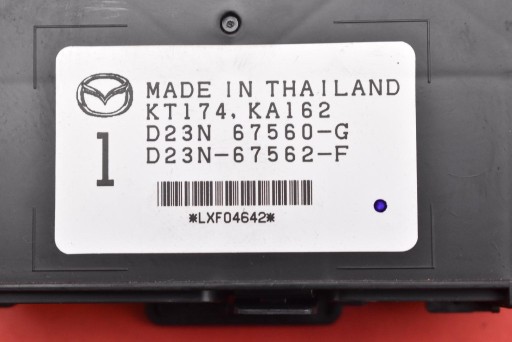 control unit module BCM D23N-67560-G MAZDA MX5 4 IV ND 2.0 SKYACTIV 184 KM LIFT