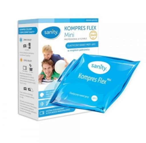 Гелева грілка Sanity відтінків синього, 0 л