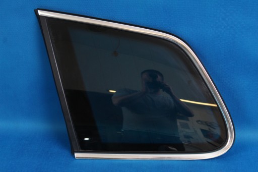 7P6845297AL 22/02 - VW TOUAREG 7P II LIFT СТЕКЛО ЗАДНЕЕ ЛЕВОЕ AS3 ХРОМ 14R