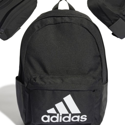 Однокамерний шкільний рюкзак adidas білий, чорний 28 л