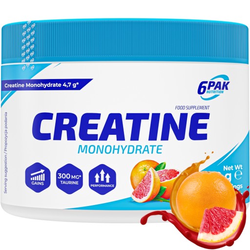 Креатин грейпфрутовий порошок 6PAK Nutrition 300 г