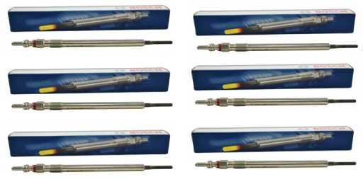 0 250 - 6x свічка розжарювання bosch mercedes e class w211 cdi jeep grand cherokee 3.0crd