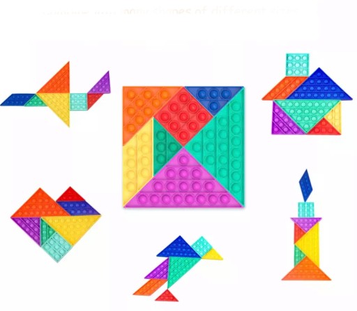 TETRIS PUZZLE blocks POP IT SENSORY GAME попит