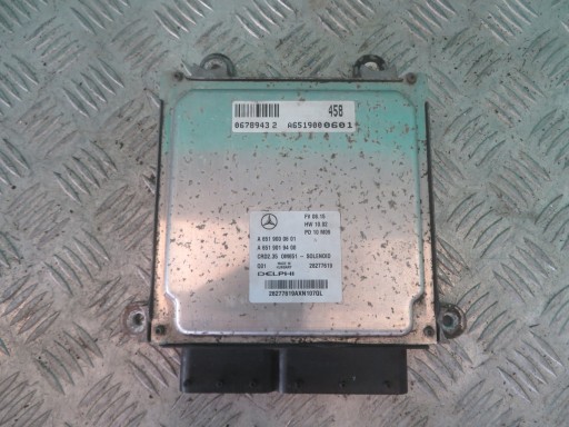 computer control unit of the engine MERCEDES SPRINTER 2.2 10R A6519000601
