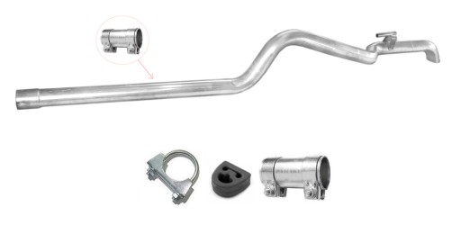 13.261 - MERCEDES SPRINTER 2.9 TD 310 312 LWB ВЫПУСКНАЯ ТРУБА