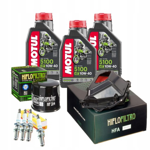 Масло Motul YAMAHA YZF R6 08-16 RJ151 Фільтри Свічки запалювання