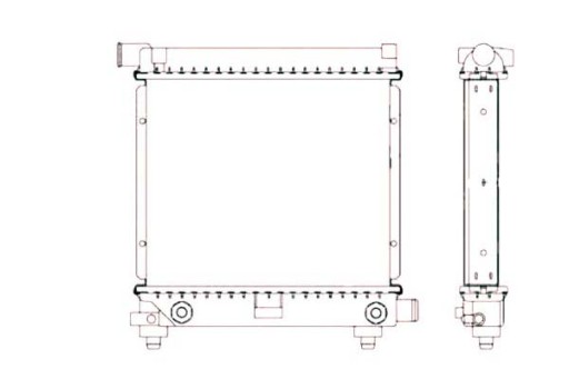 517662/NRF - Радіатор двигуна nrf mercedes 190 (w201), універсал