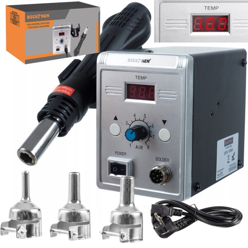 LUTONICA ПАЯЛЬНАЯ СТАНЦИЯ ГОРЯЧИМ ВОЗДУХОМ, КОМПЛЕКТ СВАРОЧНОГО МАШИНА