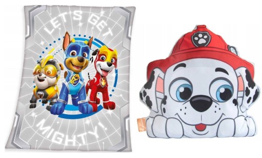 Флісова ковдра та подушка PAW PATROL для дитячого садка