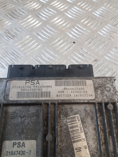control unit of the engine 9646988780 9644625680 PEUGEOT 206 1.4B LIFT EUROPA