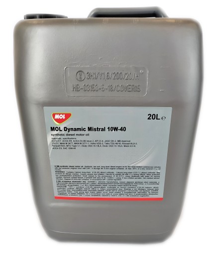 МОЛ ДИНАМИК МИСТРАЛЬ 10W40 20л. МОТОРНОЕ МАСЛО