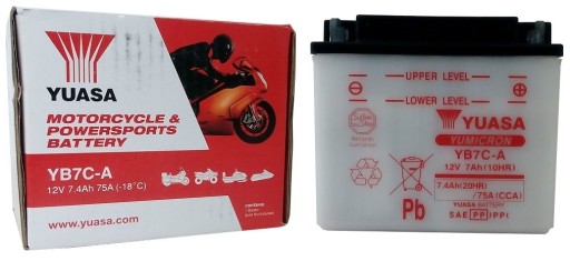Аккумулятор Yuasa YB7C-a 12V 7Ah 75A