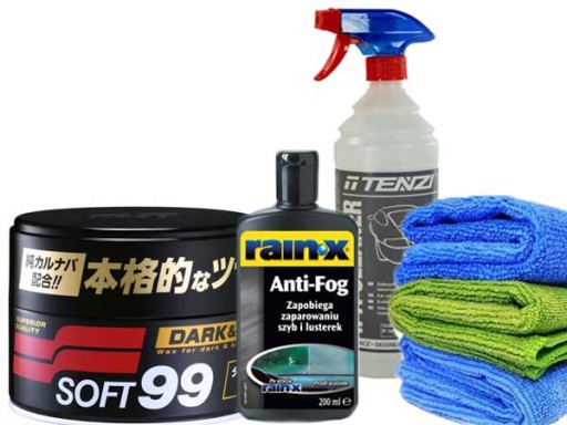 Набор Воск Soft99 Dark & Black +Microfiber + 