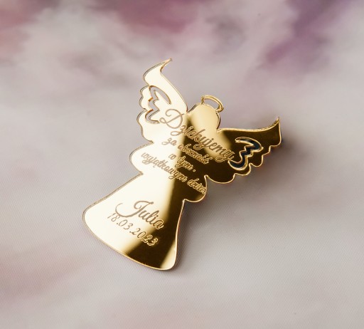 Магніт + сумка подяки для гостей гравер