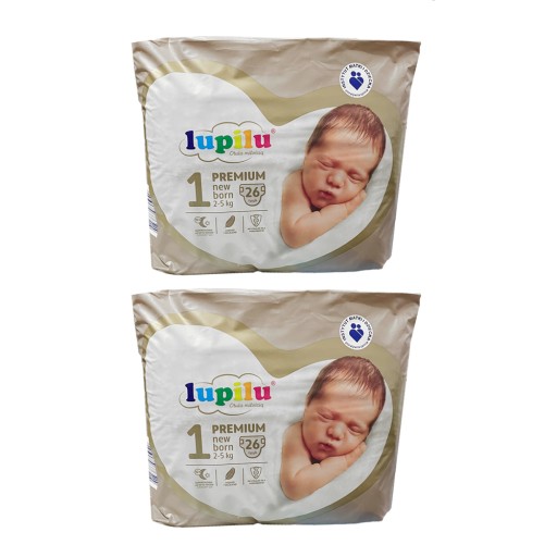 Підгузки Lupilu Premium розмір 1 2-5 кг 26 шт.